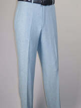 Men's ENZO Linen Spring Summer Suit Light Weight Breathable E58302-9 Light Blue image 10