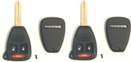 2 NEW DODGE 2004-2013 Remote Key SHELL CASE KOBDT04A Super Strong ! USA ... - $143.34 MXN