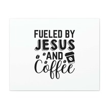  Fueled By Jesus Hebrews 12:2 And Coffee Christian Wall Art Bibl - £56.94 GBP+