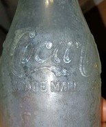 Straight Sided Coca-Cola Shoulder Script 7oz Clear Soda Bottle No City o... - €55,84 EUR