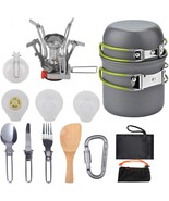 Peidesi Camping Cookware Mess Kit 1-2 Person / 2-3 Person, Folding Knife... - $38.96