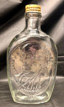 Vintage Embossed Ben Franklin LOG CABIN Syrup Bottle w/ Faux Cork Cap - £4.32 GBP