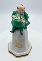 The Wizard Oz Bell &quot;The Mayor of Munchkin Land&quot; Figurine Bell 1989 Rare Vintage  - £45.07 GBP