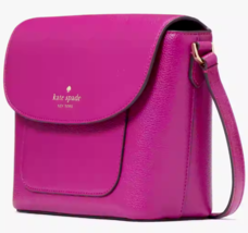 Kate Spade Elsie Baja Rose Leather Crossbody KE390 Dark Pink NWT $299 Retail - £70.46 GBP