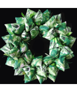 Floridian Green Palm Leaf Summertime Wreath Door Wreath - $52.00