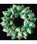 Floridian Green Palm Leaf Summertime Wreath Door Wreath - £40.90 GBP