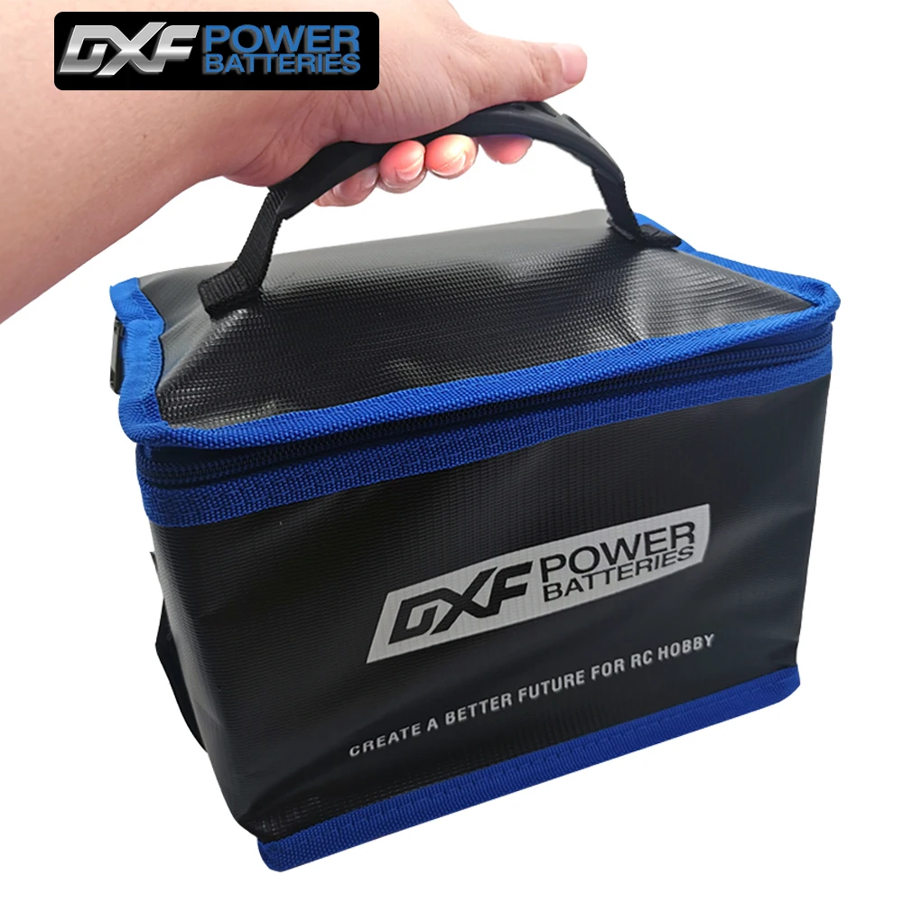 DXF Lipo Safety Bag 215*145*165mm Fireproof Waterproof Explosion-Proof Bags  - £10.15 GBP+