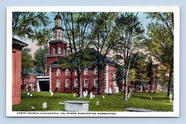 Christ Church Alexandria Virginia VA UNP WB Postcard I16 - £2.18 GBP