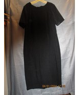 Black Velvet Prom Evening Dress XL - $34.19 CAD