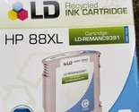 HP88XL LD RECYCLED INK CARTRIDGE LD-REMANC9391 CYAN, NIB - $14.96