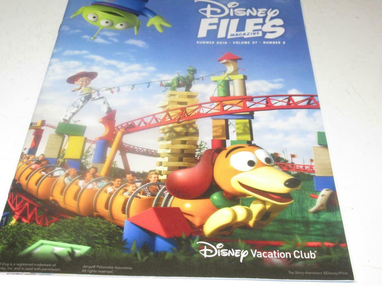 DISNEY FILES MAGAZINE FOR DVC MEMBERS- SUMMER 2018 -VOL 27 - #2 - NEW- H66 - $4.74