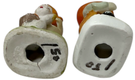 Vtg. Girl & Boy Carrying Fruit Baskets With Geese Porcelain Figurine Set - 4.75" image 8