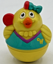 2003 Hasbro Playskool Weebles Chicken Figurine Toy SKU U219 - £14.87 GBP