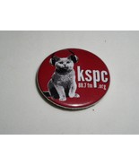 KSPC Radio Station Pinback Button Claremont 88.7 FM 1 3/8&quot; Diameter  - $285.35 MXN