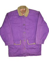 Vintage Woolrich Western Chore Jacket Womens L Purple Aztec Lined Barn - £38.17 GBP