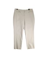 Chico&#39;s Flat Front Khaki Chino Ankle Pants Size 1.5= Women&#39;s M 10 Stretc... - $511.06 MXN