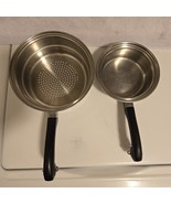Saladmaster 8.75&quot; Stainless 3 Qt Steamer Insert + 7&quot; Five Star T304S Sau... - $92.79 CAD