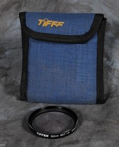 52mm Tiffen Sky 1A Filter with Tiffen 3 Filter Blue Case - $4.00