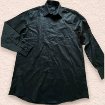 Arrow classic fit dress Black shirt Men size 15-15.5--32/33 - £20.13 GBP