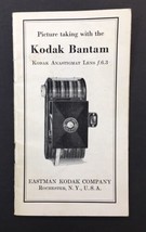 Kodak Bantam Anastigmat F6.3 Camera Instruction Manual ORIGINAL 1939 - £15.67 GBP