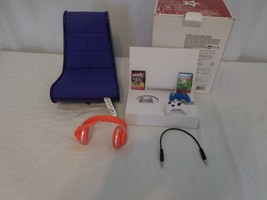 American Girl  Xbox Console Remote Dance Bloks Game Chair Headphones Aux Cord Bo - £46.75 GBP