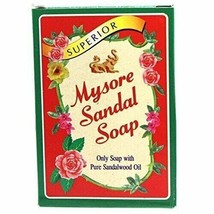 10 X Mysore Sandal Soap Natural Superior with Pure Sandalwood Oil 75g each - $39.59