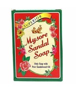 10 X Mysore Sandal Soap Natural Superior with Pure Sandalwood Oil 75g each - £31.26 GBP