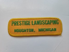 Prestige Landscaping Embroidered Patch 4.5&quot; X 1.5&quot; Houghton Michigan Vin... - $9.79