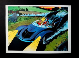 Original 1978 Infantino Batman Robin Batmobile DC Detective Comics pin-up poster - $29.69