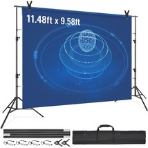 VEVOR 11.48 x 9.58 ft Heavy Duty Backdrop Stand, Height Adjustable Photography B - €101,56 EUR