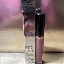 Lancome L&#39;Absolu Gloss Cream Dewy Shine Lip Color .27 oz/8ml NIB #202 Nu... - $19.99