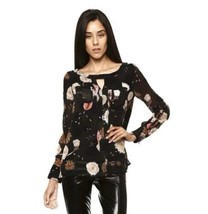 Desigual Mimosa Blouse Top Floral Print Long Sleeve Size Small - $32.90