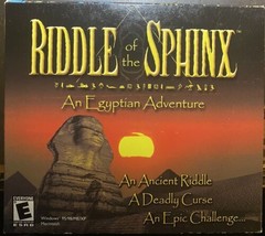 Dreamcatcher Riddle of the Sphinx An Egyptian Adventure PC CD Video Game - $2.99