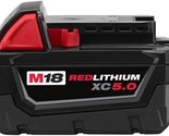 Battery Pack With A Capacity Of 5.0 Ah For Milwaukee M18 18-Volt Lithium... - $90.98