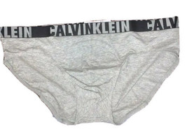 Calvin Klein Hip Brief ID- Cotton Men&#39;s Underwear, NU8645-020, Light Grey , Xl - £20.69 GBP