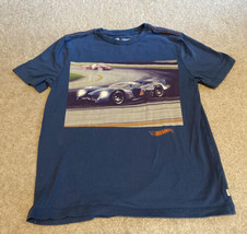 Gap Kids Boys Short Sleeve Hot Wheels Race Car T-Shirt Size Large - £7.72 GBP