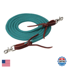 Weaver Equine EcoLuxe Round Trail Horse Rein 1/2" x 10' Bamboo - $46.43