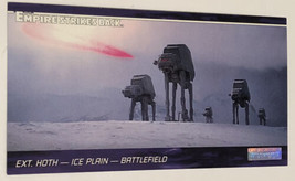Empire Strikes Back Widevision Trading Card 1995 #22 Hoth Ice Plain Batt... - £1.95 GBP