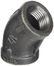 LDR Industries 310 E45-34 Elbow, 3/4-Inch, Black - $22.71 CAD+