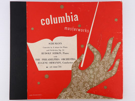 Rudolf Serkin / Schumann Concerto In A Minor For Piano 1948 4x12&quot; 78 rpm MM 734 - £13.72 GBP
