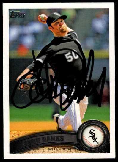John Danks Signed Autographed 2011 Topps Baseball Card - Chicago White Sox - $15.00