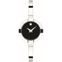 Movado Women&#39;s 0606595 Bela Round Silver Bracelet Watch - £233.32 GBP