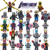 26pcs/set Superhero Avengers Endgame Thor Hawkeye Iron Man Pepper Minifigures - £34.36 GBP