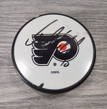 Philadelphia Flyers John Leclair #10 Autographed Signed Flyers Puck - $31.46