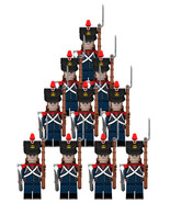 French Revolutionary Wars French Artillery Infantry A 10 Minifigures Lot - £15.65 GBP