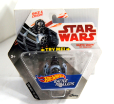 Mattel Star Wars Die-Cast Battle Rollers Darth Vader TIE Advanced  Crash... - $9.95