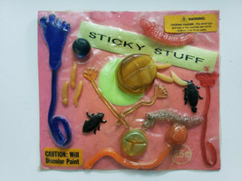 Vintage Sticky Stuff Old Gumball Vending Machine Display Card #208 - $33.99