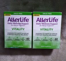 *2* ALLERLIFE Daily Wellness Support VITALITY Allergy Support NEW 120 Caps - $6.81
