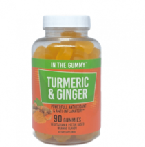 IN THE GUMMY Turmeric & Ginger Dietary Supplement - 90 Gummies vegeterian orange - $25.00