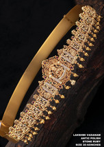Bollywood Indian Style Gold CZ AD Bridal Kamar Bandh South Waist Belt Jewelry - £152.80 GBP